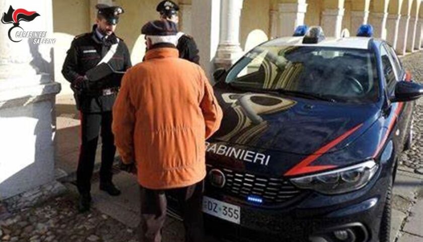 A Fisciano anziano salvato dai carabinieri