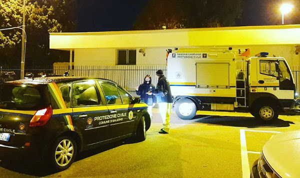 Frana Casamicciola, anche la protezione civile di Salerno in soccorso a Ischia