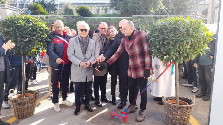 Festa a Roccapiemonte per il ristrutturato stadio Duca Ravaschieri