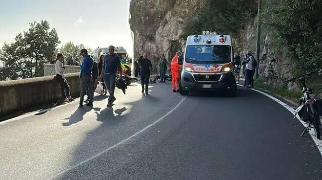 Incidente mortale in Costiera Amalfitana, positivo al droga test un 53enne motociclista di Pellezzano