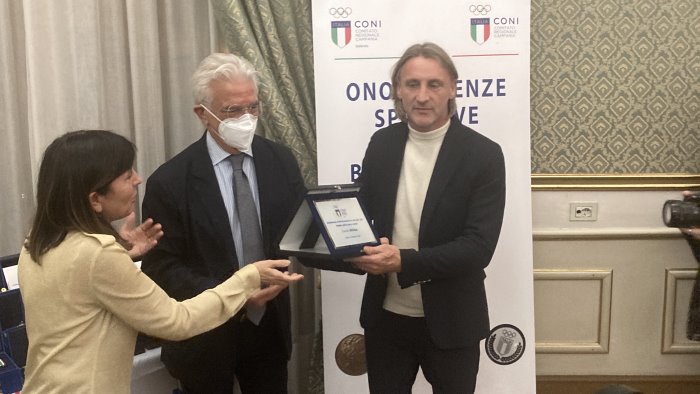 Salernitana, a Nicola il premio del Coni “Amico dello Sport”