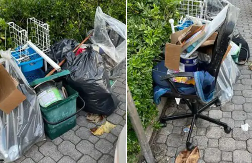 Salerno Pulita: scempio di rifiuti in strada a via Porto