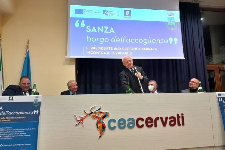 De Luca avvia le attività del progetto “Sanza il Borgo dell’accoglienza”