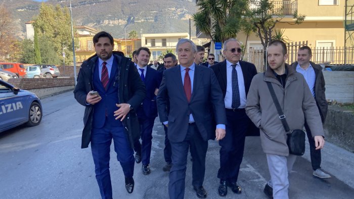 Tajani in visita a Sarno e Castel San Giorgio; “De Luca per il terzo mandato? Ha governato con risultati non positivi”