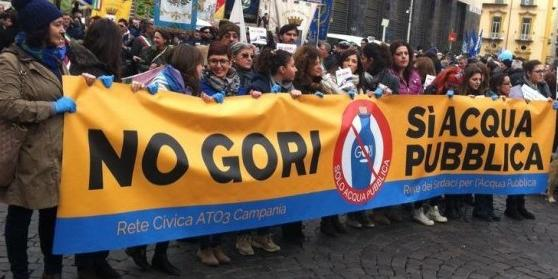 Acqua Pubblica, 4 manifestanti indagati a Roccapiemonte. Il Comitato civico domani scende in piazza