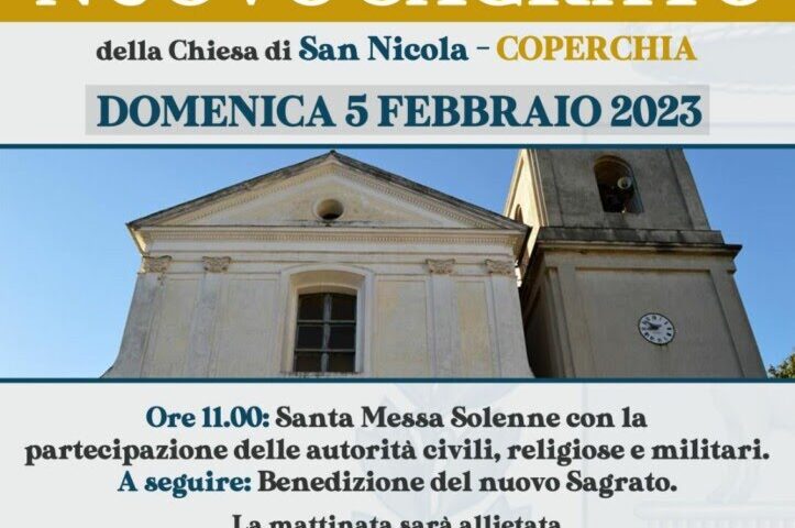 Pellezzano, domani inaugurazione del Nuovo Sagrato presso la Chiesa dei Santi Nicola e Matteo a Coperchia