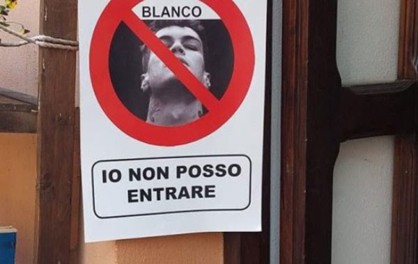 Fioraio di Camerota, “divieto di accesso per Blanco” nel negozio