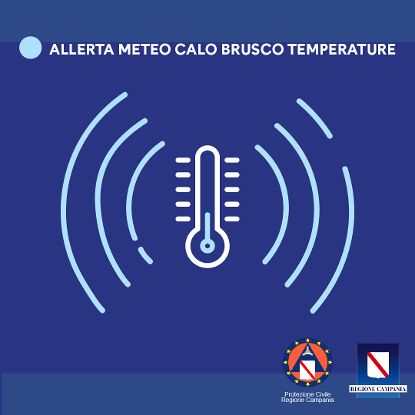 PROTEZIONE CIVILE CAMPANIA: BRUSCO ABBASSAMENTO DELLE TEMPERATURE E VENTI FORTI ATTENZIONE ALLE GELATE SERALI E NOTTURNE