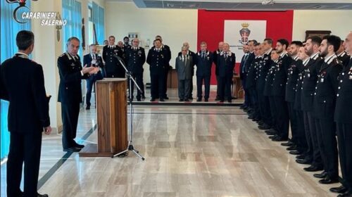 Carabinieri, il Generale Rispoli visita il Comando Provinciale di Salerno