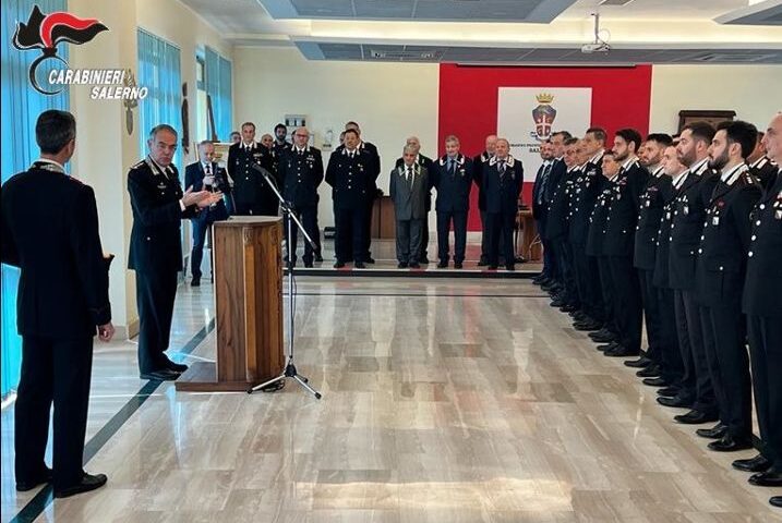 Carabinieri, il Generale Rispoli visita il Comando Provinciale di Salerno