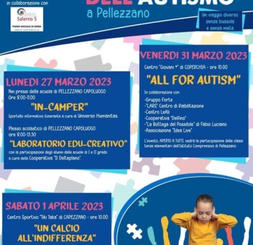 PELLEZZANO, LA SETTIMANA DELL’AUTISMO: PER L’ASSESSORE VILLARI “SERVE INTEGRAZIONE”