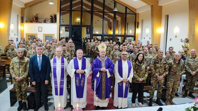 Libano del Sud:  l’Arcivescovo visita il Contingente Italiano impegnato nella missione di supporto alla pace “Unifil”