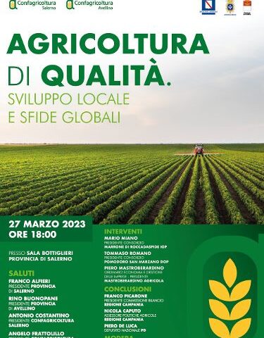 Salerno e Avellino, tavola rotonda su agricoltura di qualità