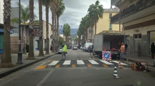 Sicurezza stradale ad Agropoli, parte la predisposizione degli attraversamenti pedonali rialzati in via San Pio X