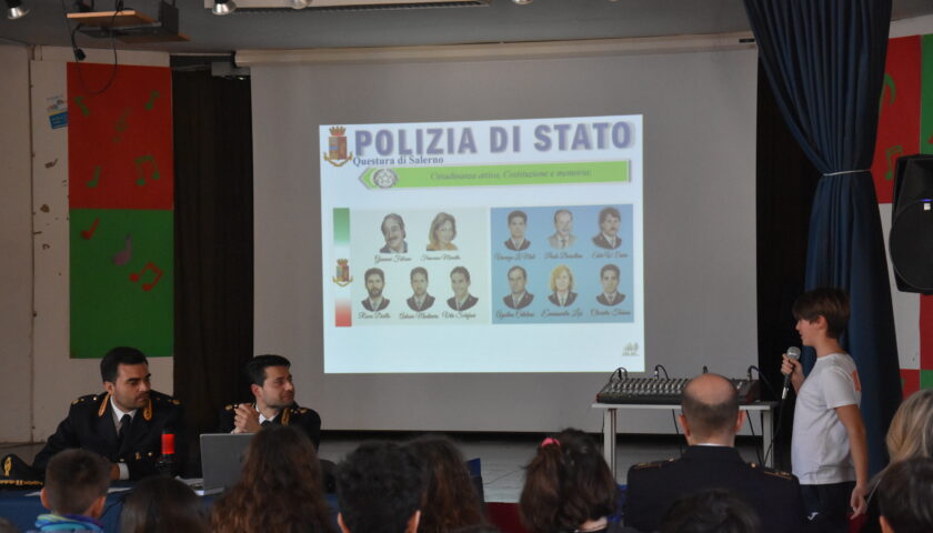 AL VIA  IL  PROGETTO “PRETENDIAMO LEGALITA’”, LA POLIZIA  DI  STATO INCONTRA GLI STUDENTI