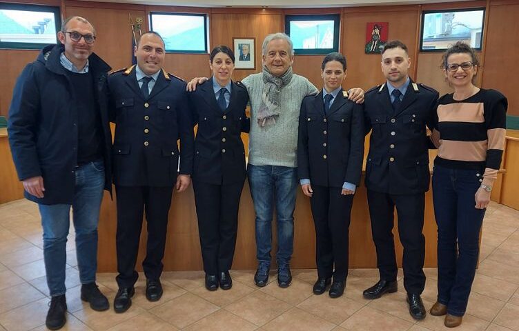 CERIMONIA GIURAMENTO AGENTI DI POLIZIA MUNICIPALE A ROCCAPIEMONTE