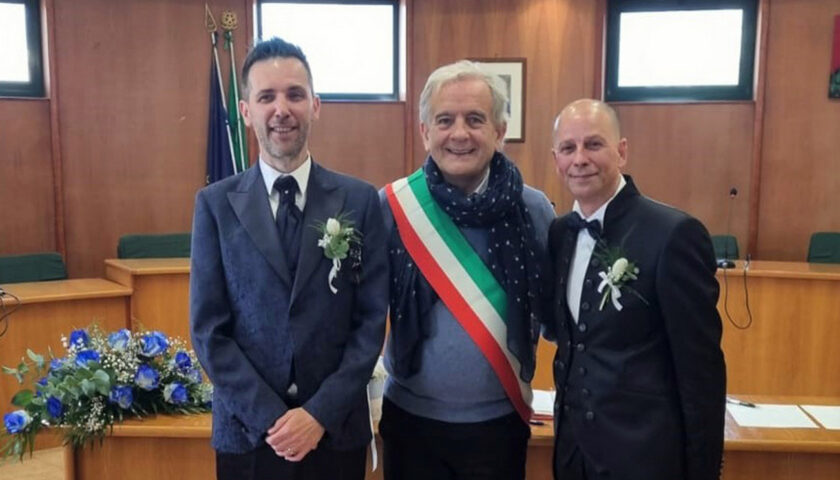 Prima unione civile celebrata in Comune a Roccapiemonte