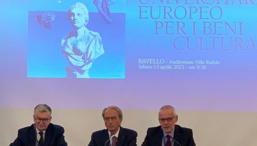 Ravello. Il sindaco Vuilleumier alle celebrazioni per i 40 anni del Centro Universitario Europeo per i Beni Culturali