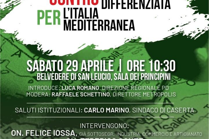 Autonomia differenziata, convegno al Belvedere di San Leucio  Conte (Cittadino Sudd): no alle Regioni, puntare sui Comuni