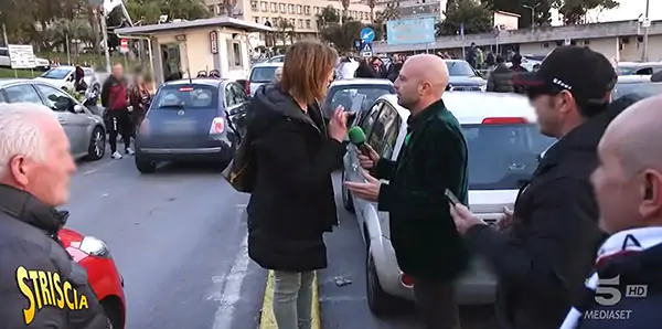 Striscia a Salerno: “parcheggio del Ruggi occupato dai tifosi quando gioca la Salernitana”