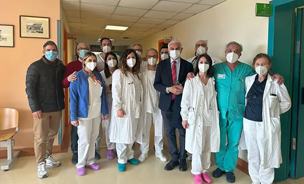 Ospedale Sarno, gli auguri del sindaco Canfora a personale e dirigenti