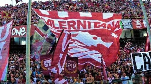 Salerno, Piazza della Concordia chiusa al traffico dalle 16 per festeggiare la Salernitana