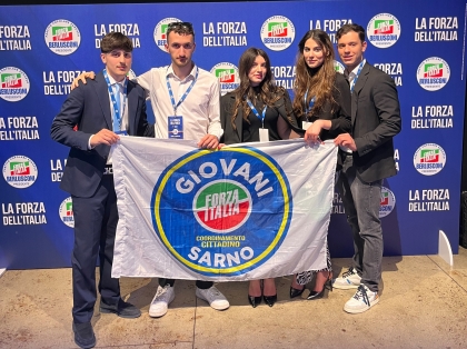 Forza Italia Giovani di Sarno alla convention di Milano