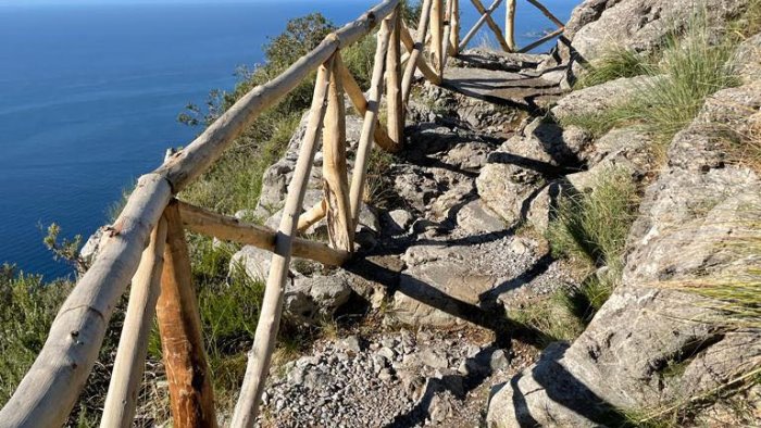 Sentiero degli Dei a Positano, continua la riqualificazione