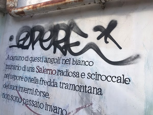 Salerno, sfregiati i murales di Gatto alle Fornelle