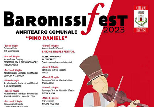 Al via la rassegna “Baronissi Fest”