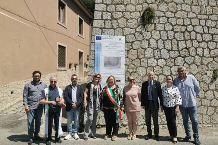 Barriere paramassi sulle colline di Castel San Giorgio