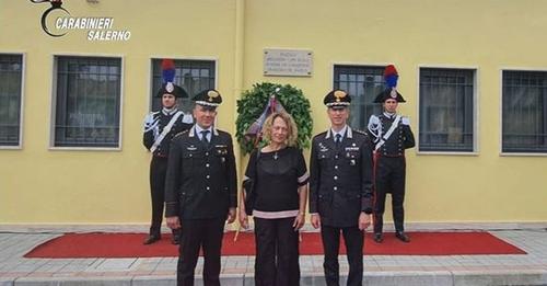 A Nocera Superiore cerimonia di intitolazione del “Piazzale Interno” della Stazione Carabinieri al Brigadiere Ca. “Ruolo d’Onore” Francesco De Angelis