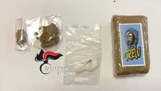 In auto con hashish e cocaina, 2 arresti a Casal Velino