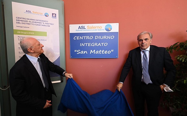 Inaugurato a Salerno il Centro Diurno Integrato “San Matteo” per l’Alzheimer