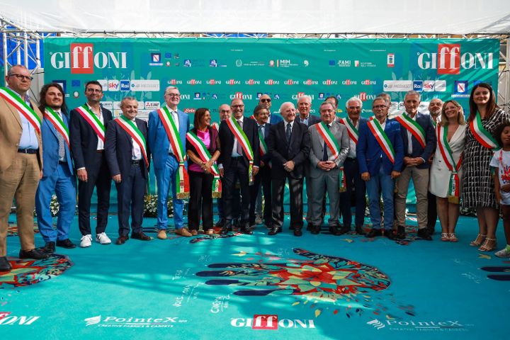 Ravello. Il sindaco Vuilleumier all’apertura del Giffoni Film Festival