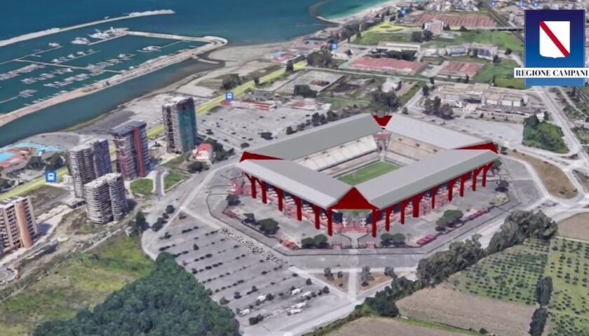 Salerno, domani presentazione del nuovo stadio Arechi