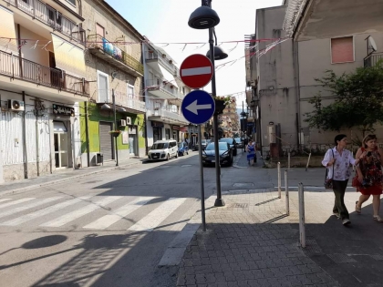 A Mercato San Severino i lavori di restyling di corso Diaz