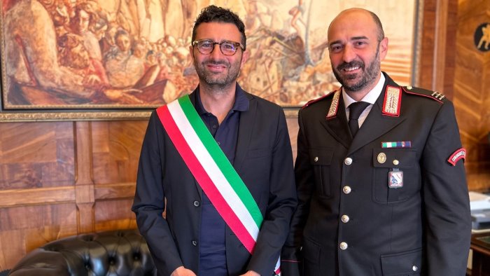 Pontecagnano, il sindaco incontra il nuovo comandante dei carabinieri