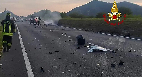 Incidente sul raccordo Salerno/Avellino: motociclista in ospedale