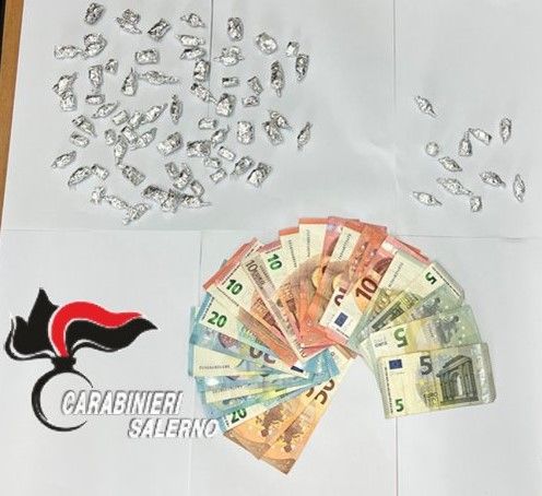 Cocaina e soldi in auto ad Angri, in carcere a Fuorni pusher in trasferta