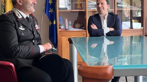 NOCERA SUPERIORE, IL NUOVO COMANDANTE CARABINIERI IN VISITA A PALAZZO DI CITTÁ