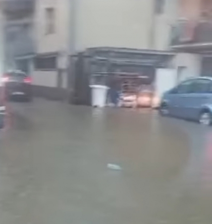 Maltempo, allagamenti anche a Siano: sott’acqua il piazzale di una scuola paritaria