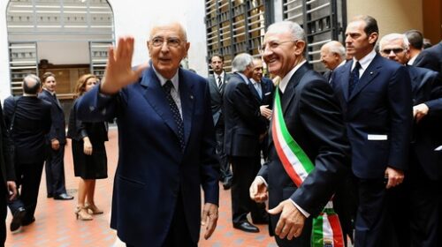 Lutto Napolitano, De Luca: esempio di correttezza, di imparzialità e senso dello Stato
