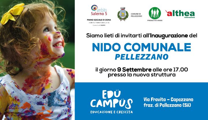 Sabato a Pellezzano inaugurazione dell’asilo nido