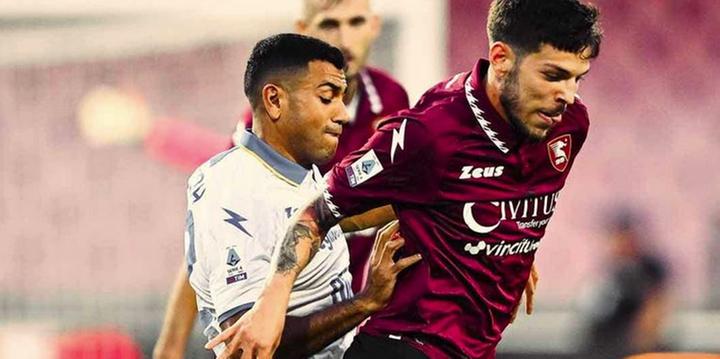 Salernitana, solo un pari con il Frosinone