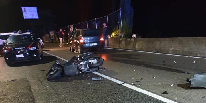 Incidente nella notte tra Cava de’ Tirreni e Vietri sul Mare, muore 18enne