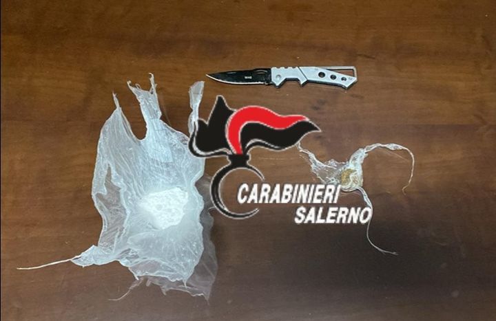 Cocaina e hashish, pusher arrestato a Capaccio