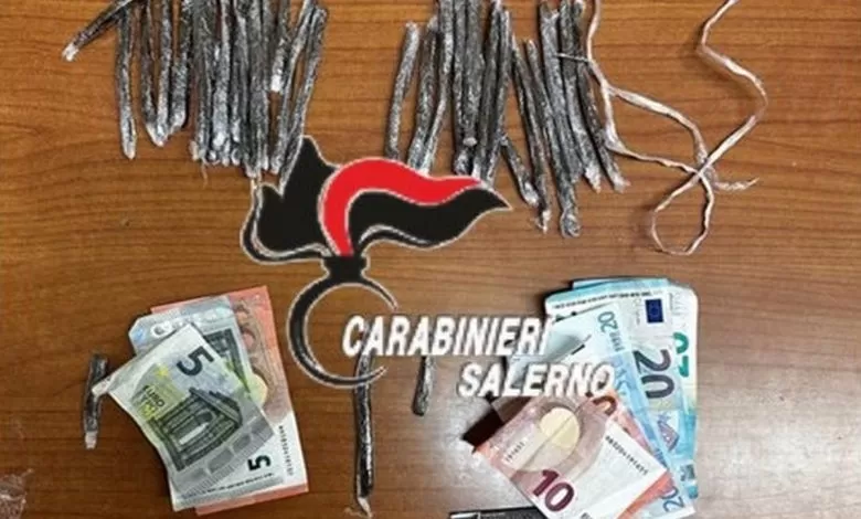 Campagna, scoperto con 190 grammi di hashish: arrestato