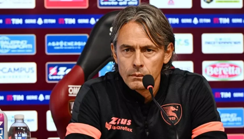 Salernitana, Inzaghi: “A Napoli servirà una squadra combattiva dall’inizio alla fine”