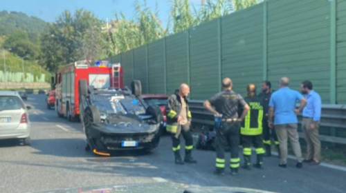 Incidente in tangenziale a Salerno, uscita obbligatoria
